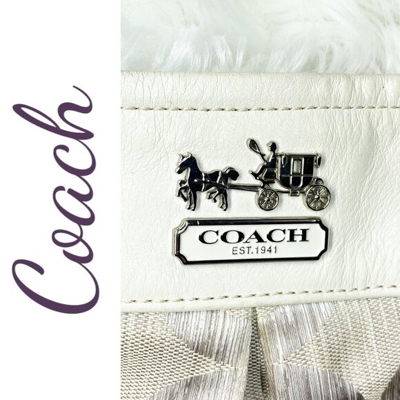 COACH MADISON OP ART IKAT HIPPIE SHOULDER BAG - Picture 3 of 16